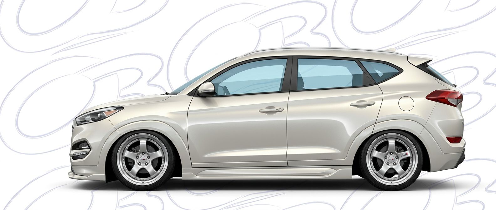 Custom 2017 for 2017 Hyundai Tucson - Premium aerodynamic automotive body parts.