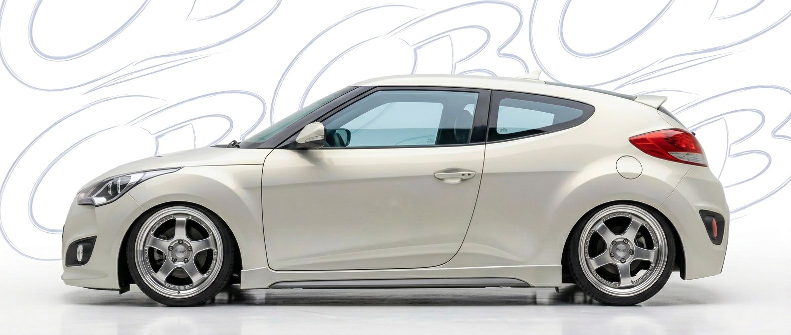 Aerodynamic 2013 Hyundai Veloster 2013 - Sleek design for enhanced vehicle styling.
