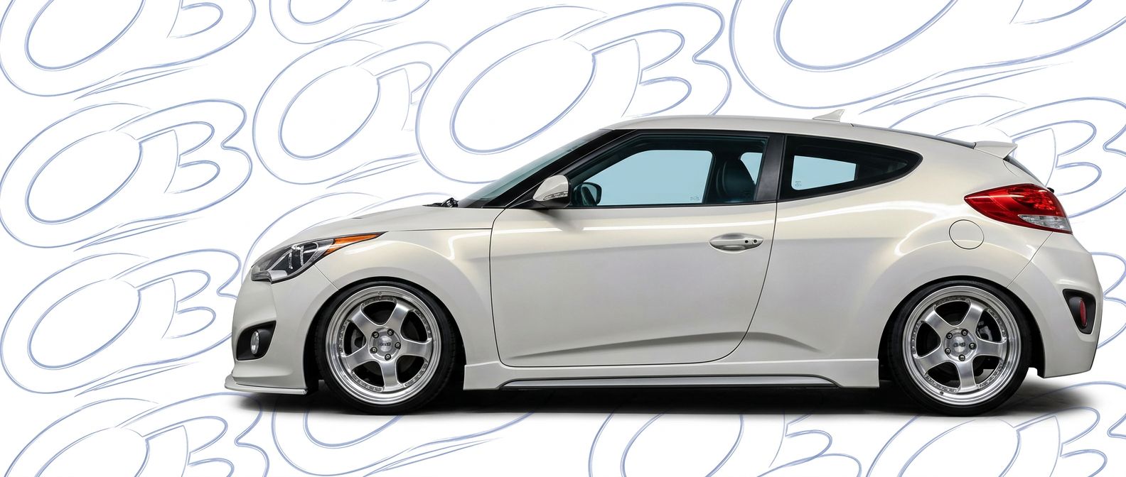 Professional automotive photography of a 2017 Hyundai Veloster with high-fidelity 2017.
