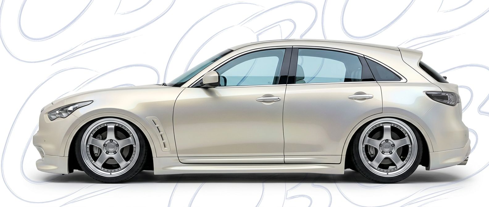 Aggressive 2014 Infiniti FX 2014 styling to enhance your vehicle's aesthetic.