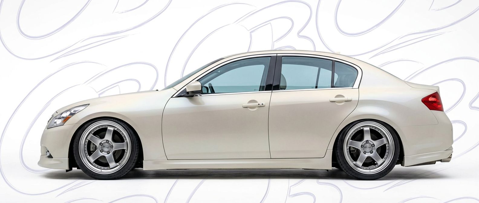 Top-tier 2009 Infiniti G35 2009 featuring a high-gloss finish and carbon fiber weave.