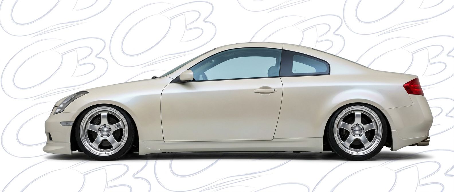Front-angle view of  Infiniti G35 G35 - Durable and stylish exterior enhancement.