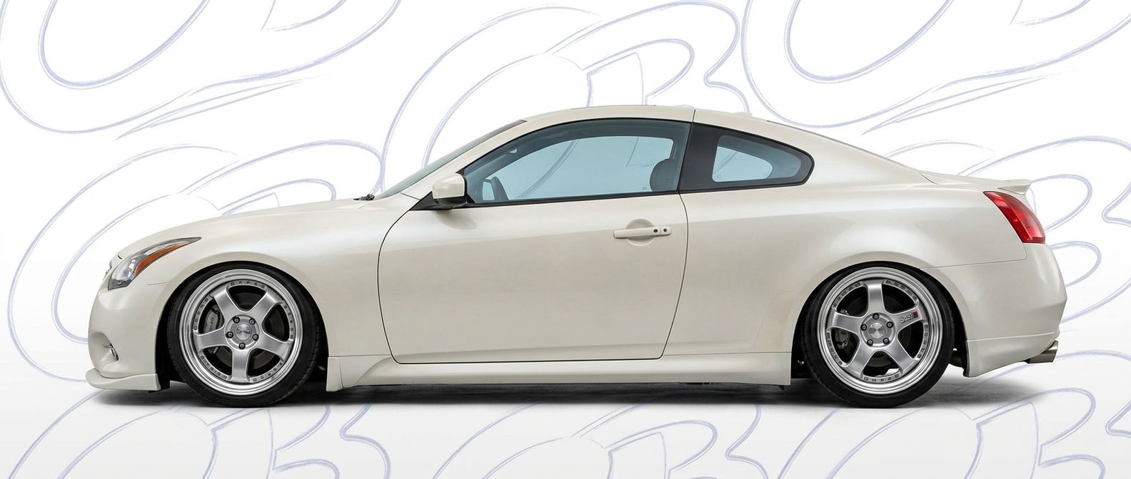 Professional automotive photography of a 2015 Infiniti G37 with high-fidelity 2015.