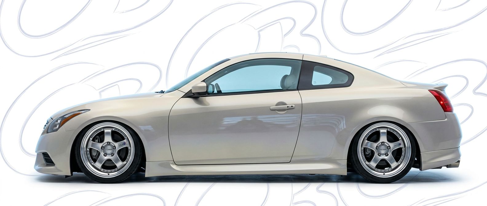 Front-angle view of  Infiniti G37 G37 - Durable and stylish exterior enhancement.