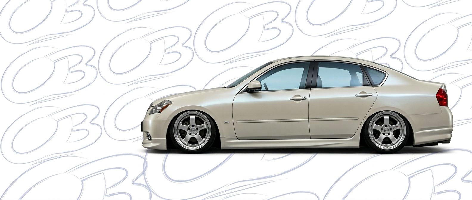 Front-angle view of  Infiniti M35 M35 - Durable and stylish exterior enhancement.