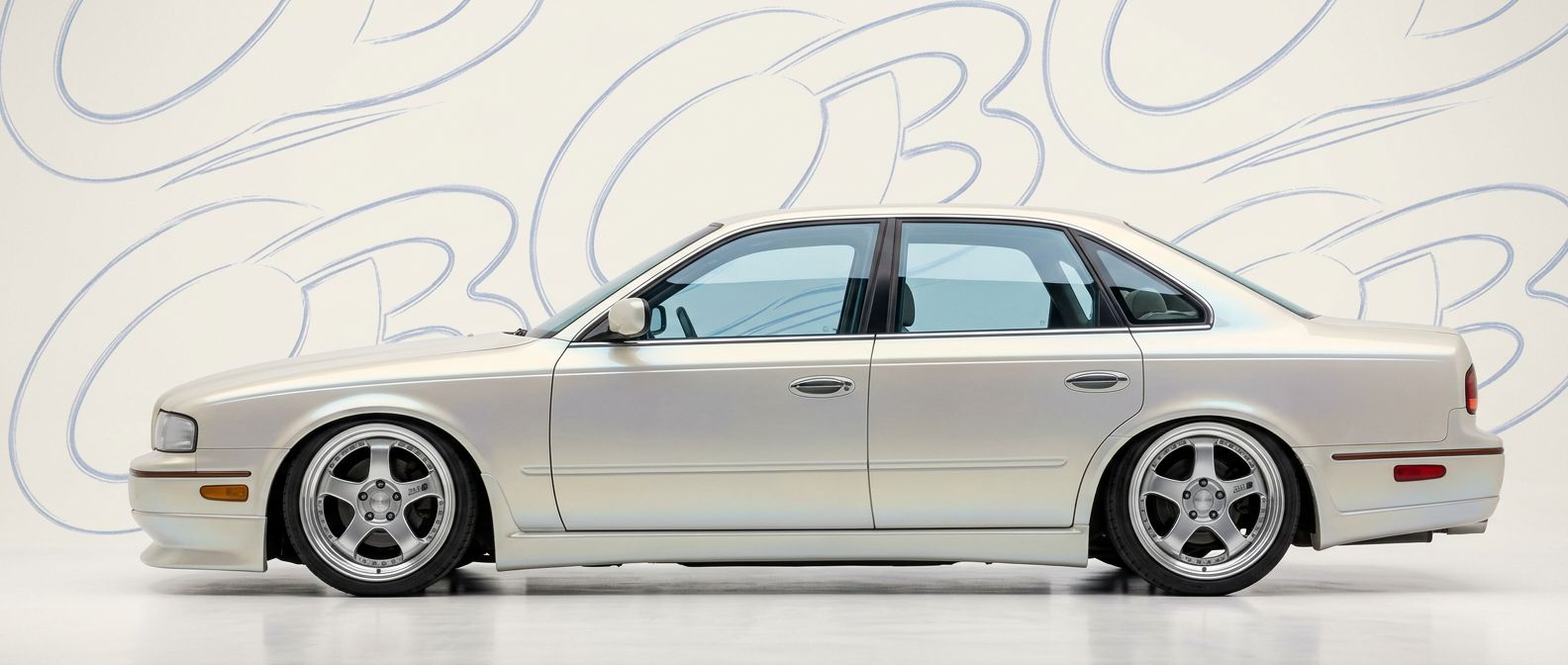Front-angle view of 1993 Infiniti Q45 1993 - Durable and stylish exterior enhancement.