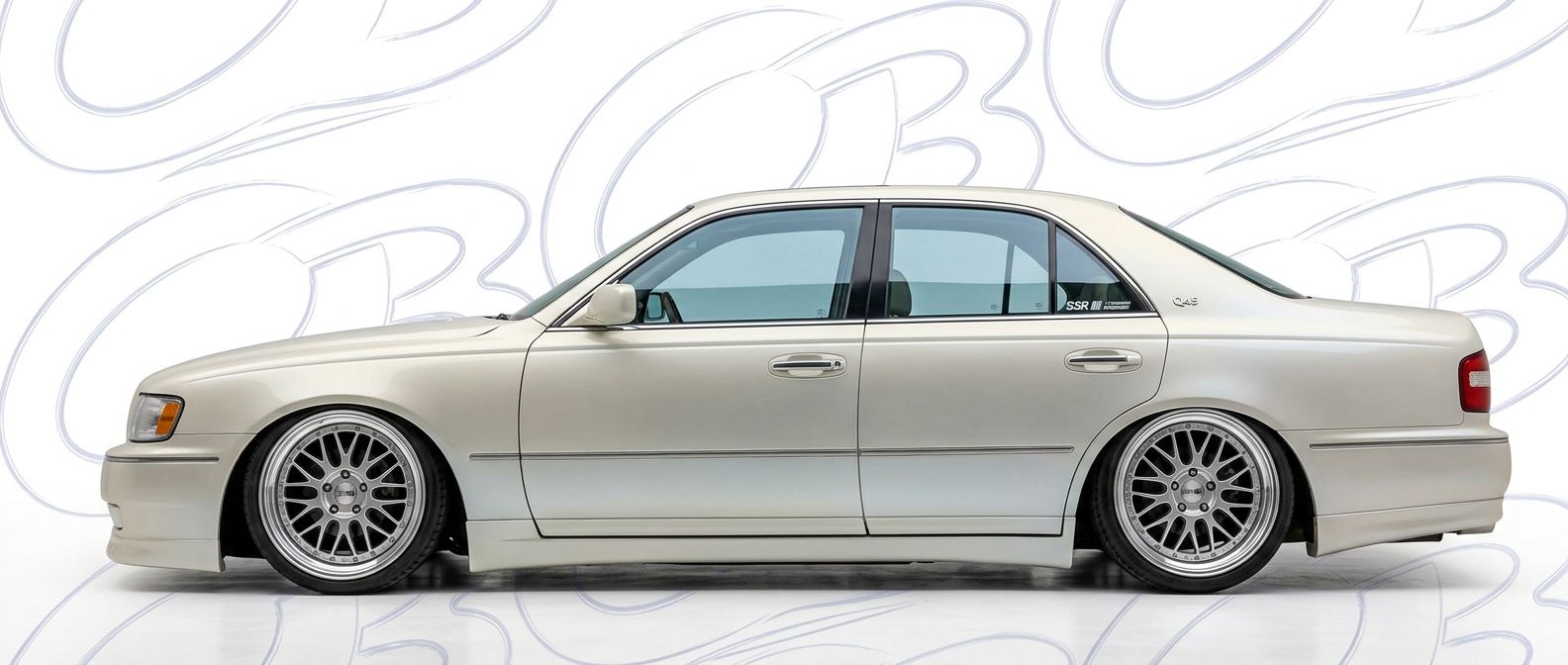 Front-angle view of  Infiniti Q45 Q45 - Durable and stylish exterior enhancement.