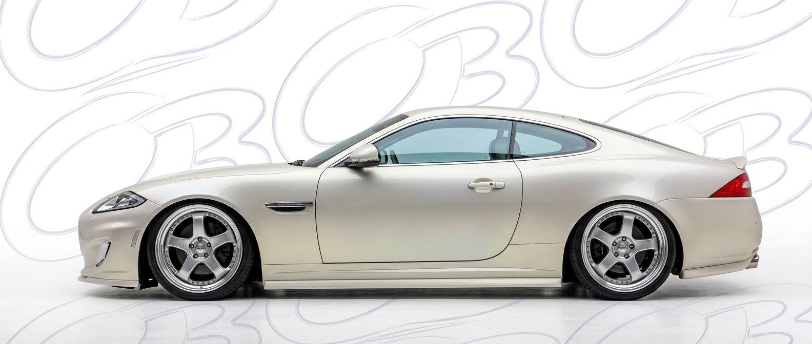 Professional automotive photography of a 2009 Jaguar XK8 with high-fidelity 2009.