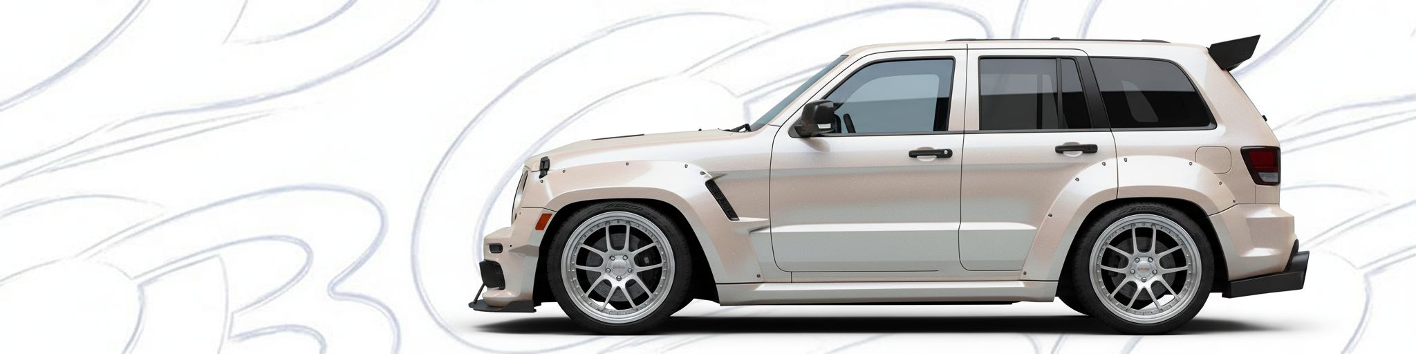 Aggressive  Jeep  Jeep styling to enhance your vehicle's aesthetic.