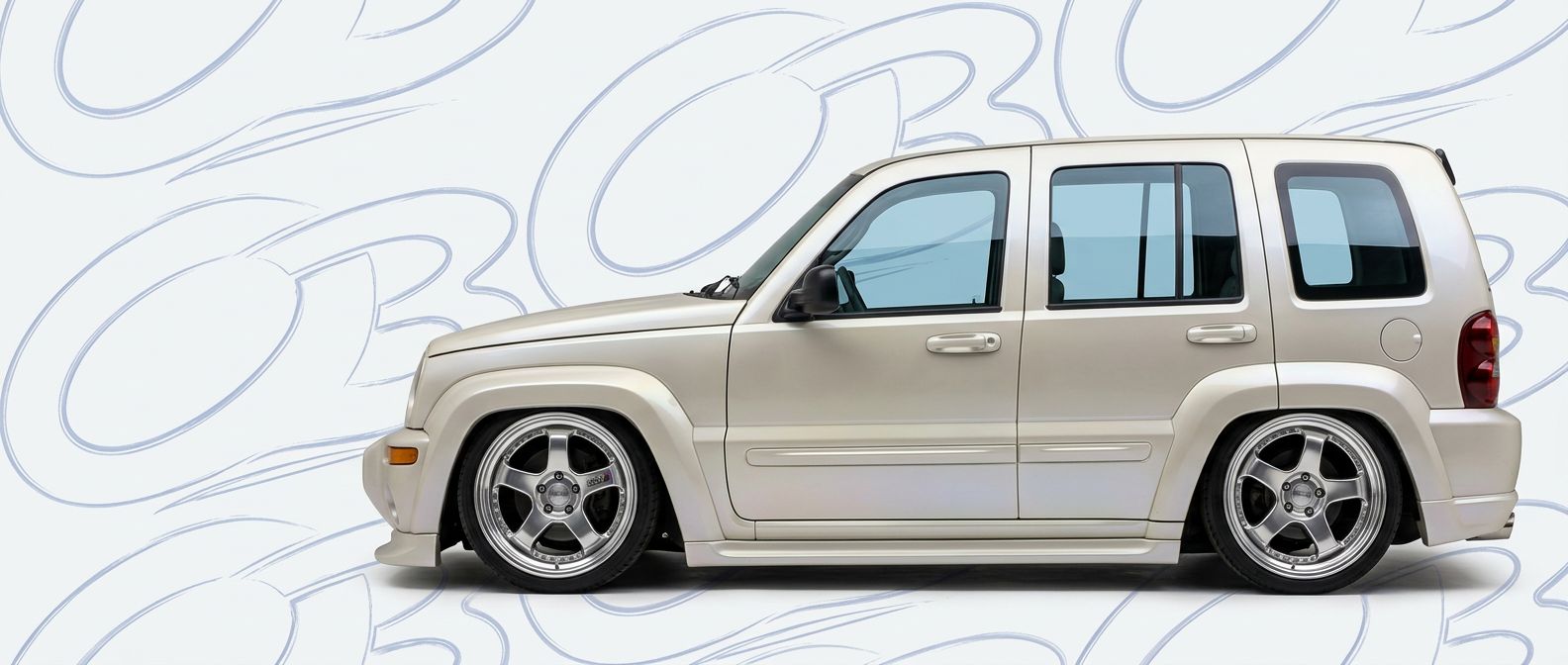 Aerodynamic 2005 Jeep Cherokee 2005 - Sleek design for enhanced vehicle styling.