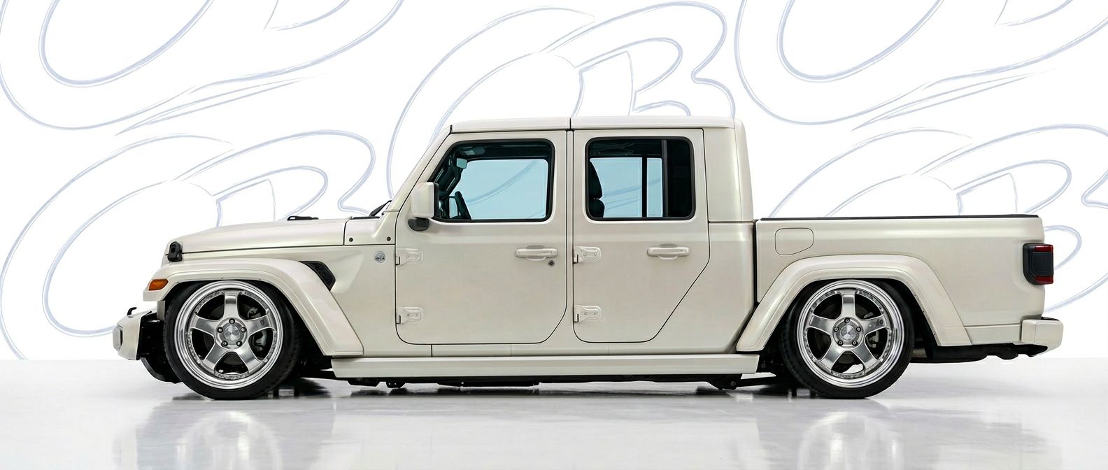 Custom 2019 for 2019 Jeep Gladiator - Premium aerodynamic automotive body parts.