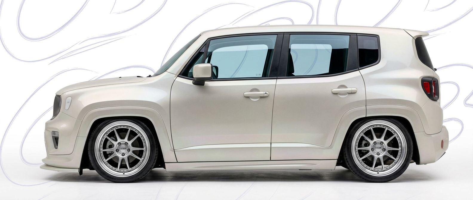Aerodynamic 2023 Jeep Renegade 2023 - Sleek design for enhanced vehicle styling.
