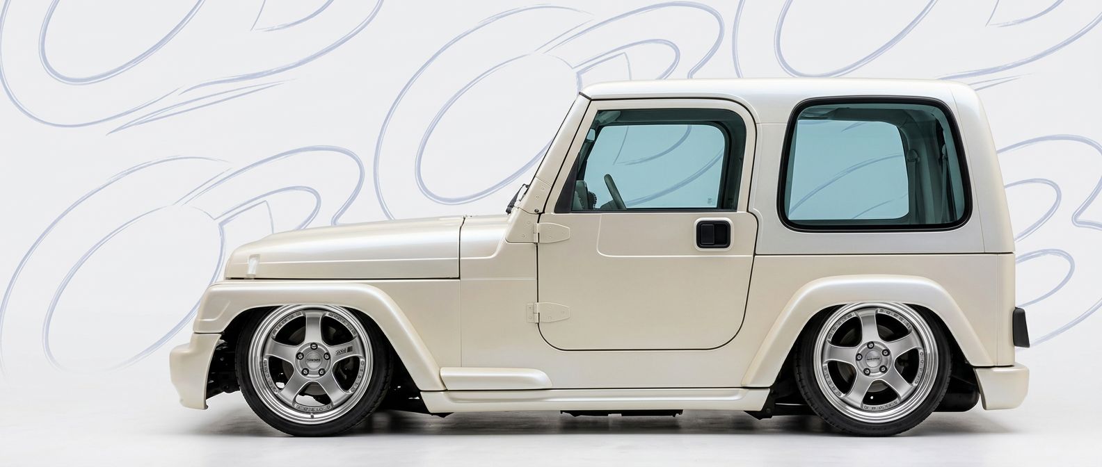 Detailed view of 2003 Jeep Wrangler 2003 featuring lightweight, durable construction.