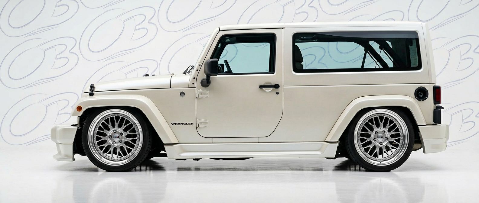 Top-tier 2011 Jeep Wrangler 2011 featuring a high-gloss finish and carbon fiber weave.