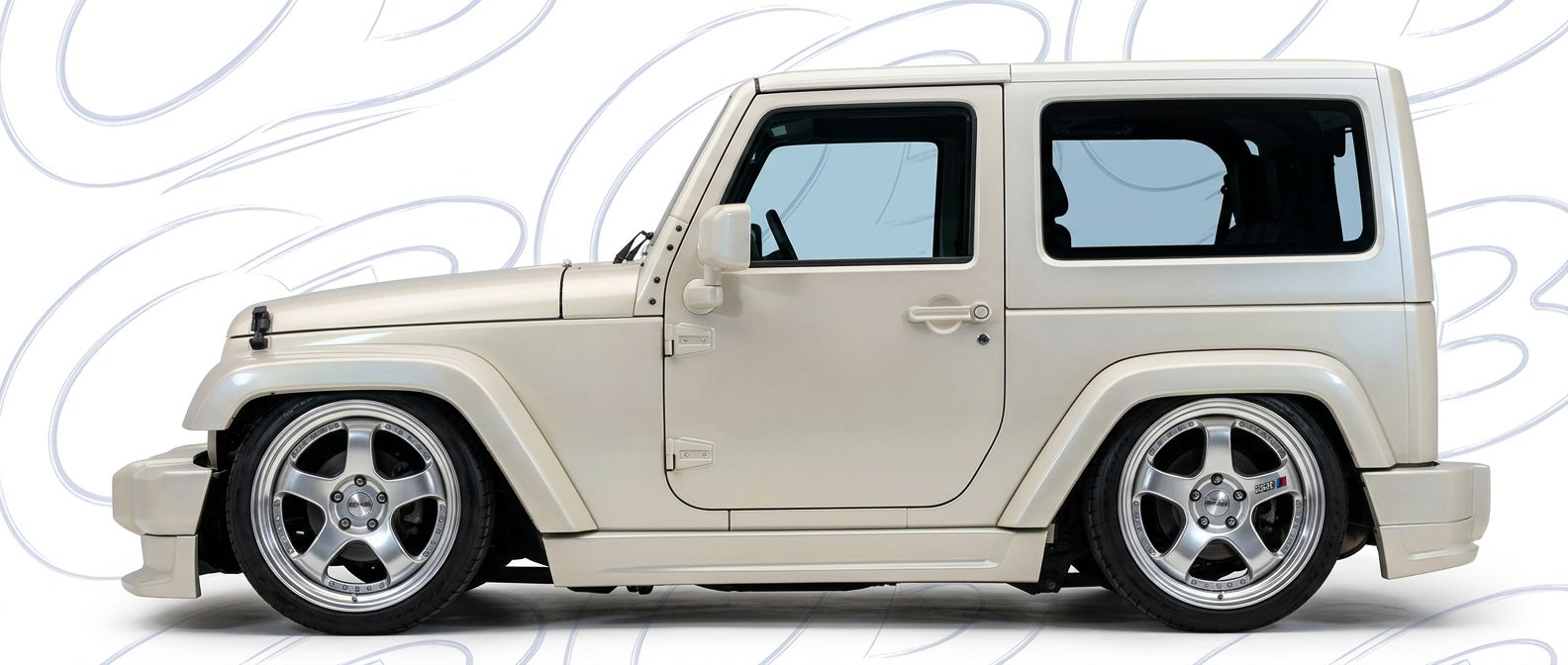 Professional automotive photography of a 2015 Jeep Wrangler with high-fidelity 2015.