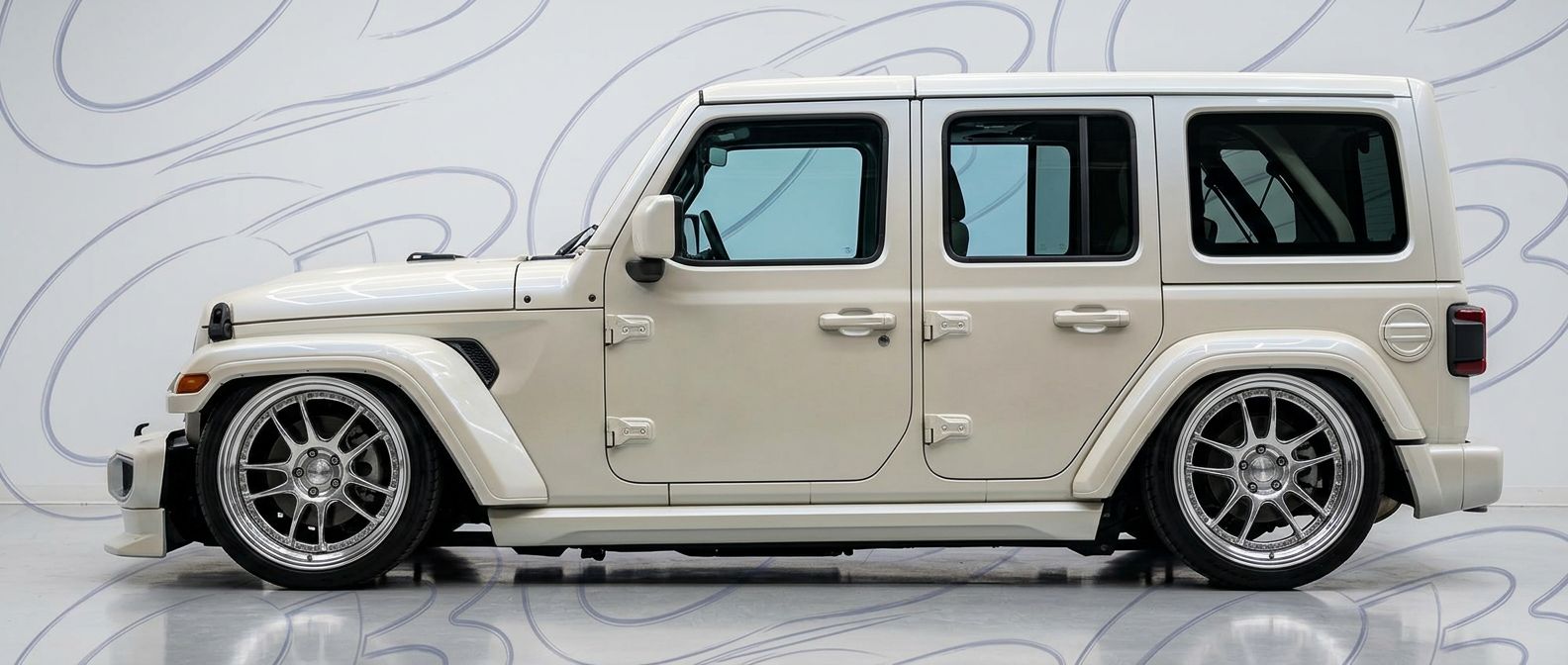 Front-angle view of 2018 Jeep Wrangler 2018 - Durable and stylish exterior enhancement.