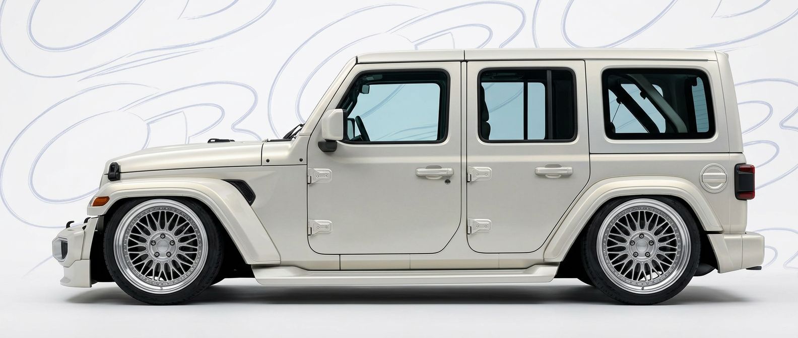 Front-angle view of 2019 Jeep Wrangler 2019 - Durable and stylish exterior enhancement.