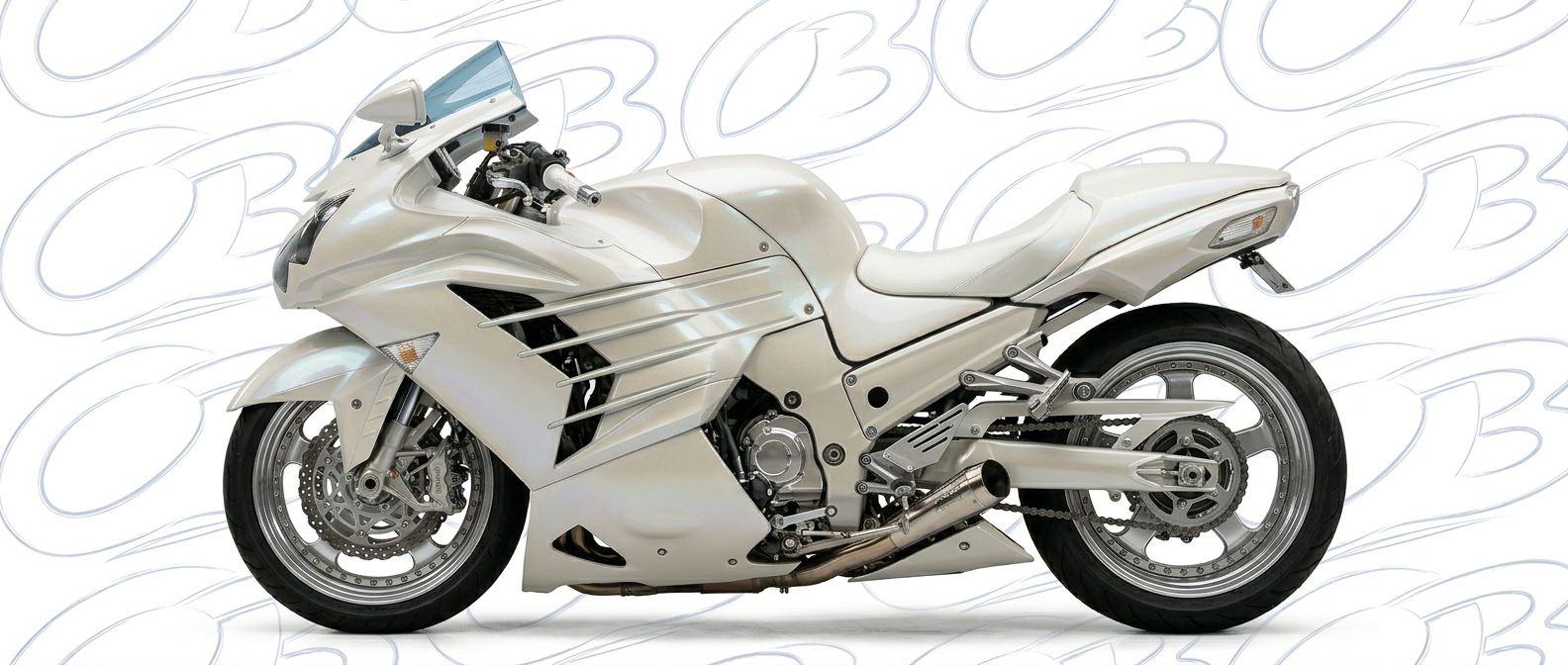 Top-tier 2013 Kawasaki Ninja ZX14R 2013 featuring a high-gloss finish and carbon fiber weave.