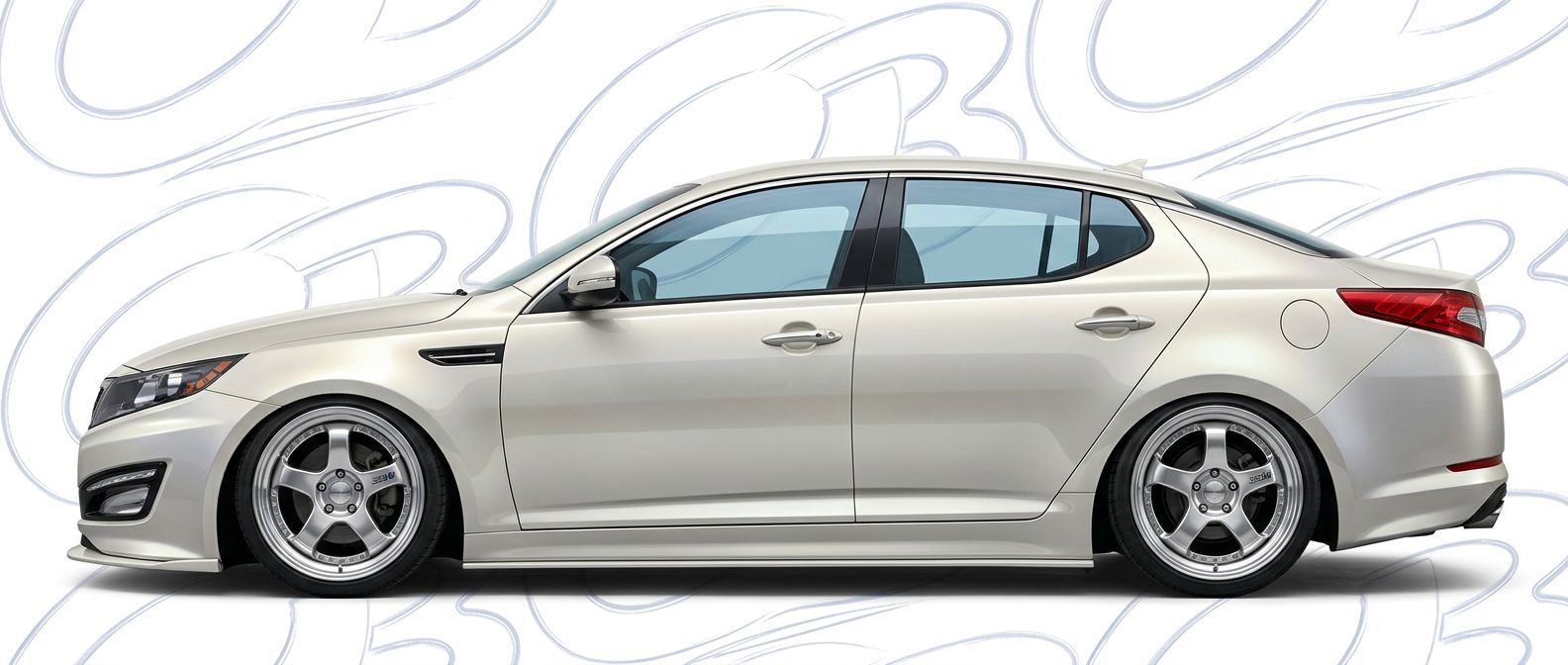 High-quality 2013 KIA Optima 2013 exterior shot with professional studio lighting.