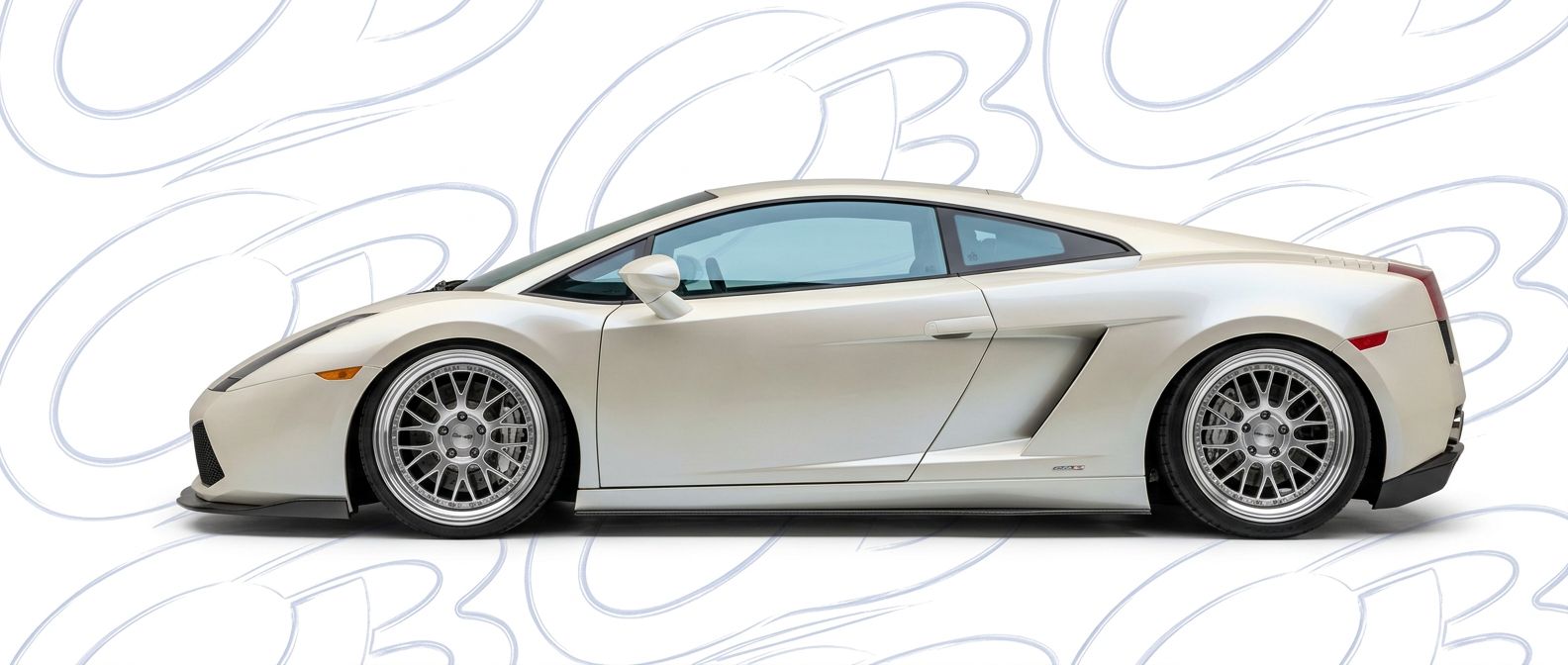 Professional automotive photography of a 2005 Lamborghini Gallardo with high-fidelity 2005.