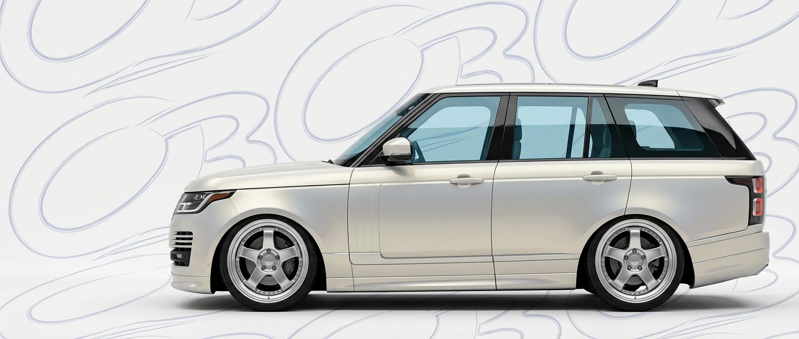 Detailed view of 2021 Land Rover Range Rover 2021 featuring lightweight, durable construction.