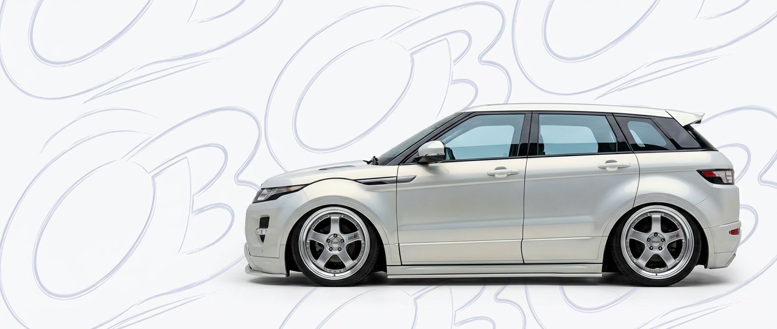 Top-tier 2015 Land Rover Range Rover Evoque 2015 featuring a high-gloss finish and carbon fiber weave.