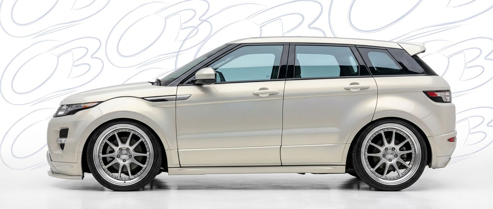 Professional automotive photography of a 2016 Land Rover Range Rover Evoque with high-fidelity 2016.