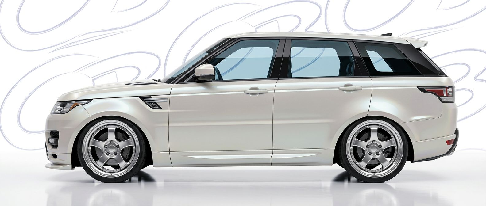Front-angle view of 2014 Land Rover Range Rover Sport 2014 - Durable and stylish exterior enhancement.