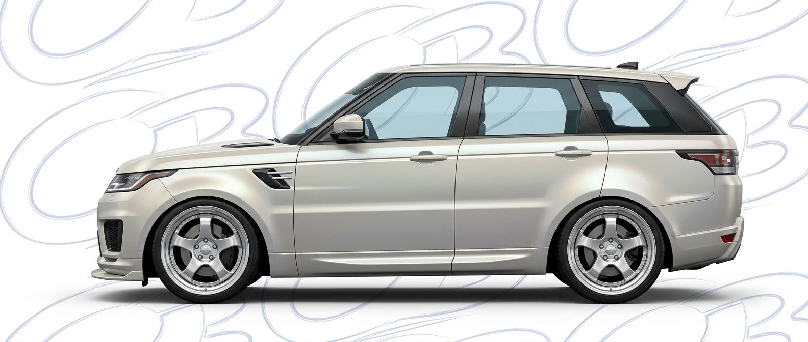 Front-angle view of 2020 Land Rover Range Rover Sport 2020 - Durable and stylish exterior enhancement.