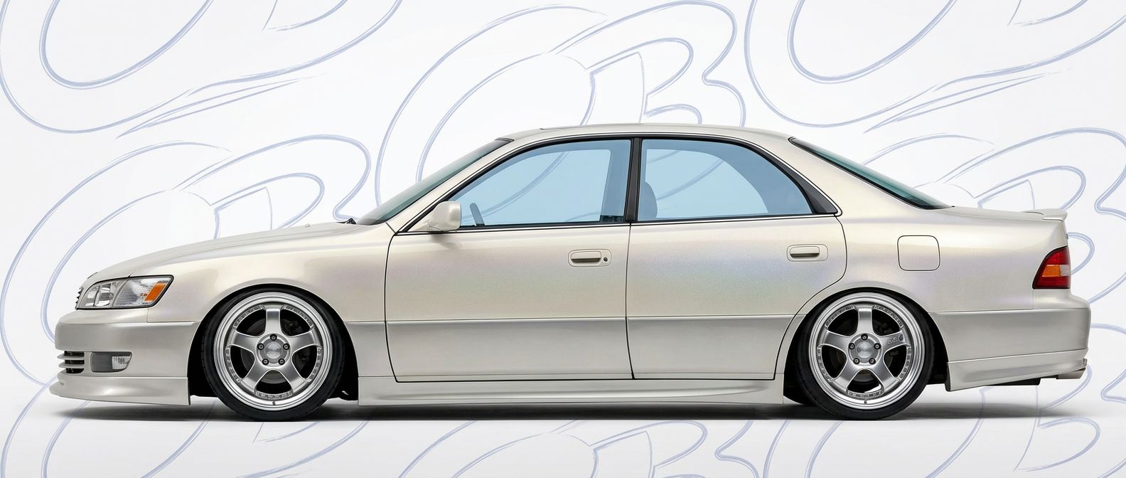 Professional automotive photography of a 1997 Lexus ES Series with high-fidelity 1997.