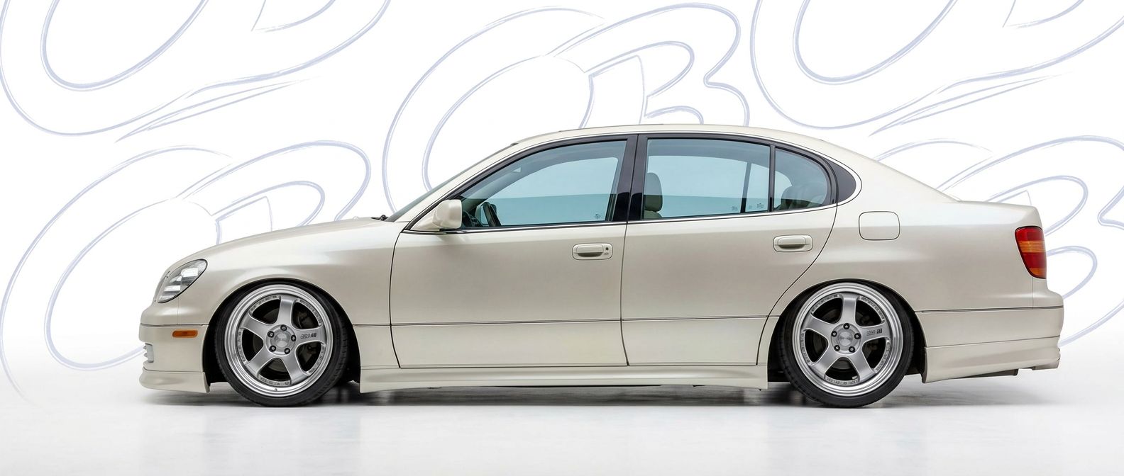 Front-angle view of 1999 Lexus GS Series 1999 - Durable and stylish exterior enhancement.