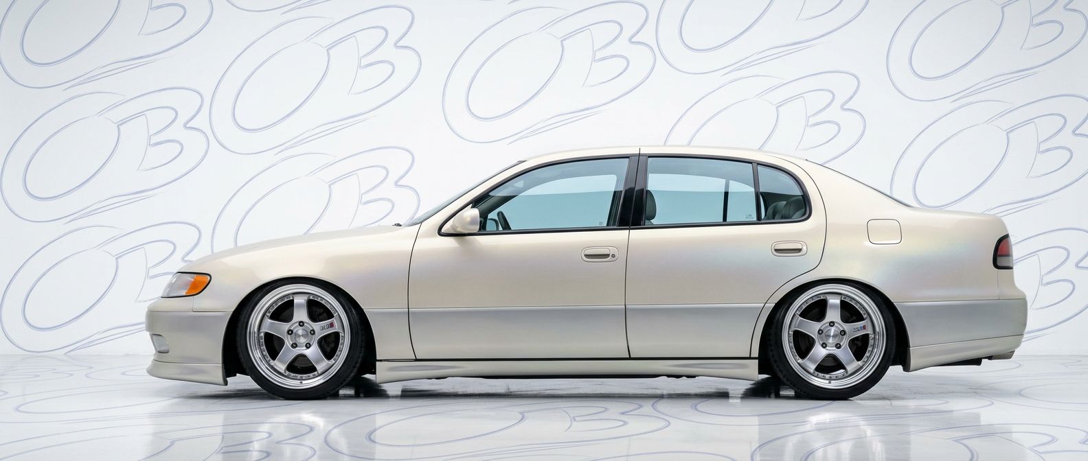 Professional automotive photography of a 1995 Lexus GS300 with high-fidelity 1995.