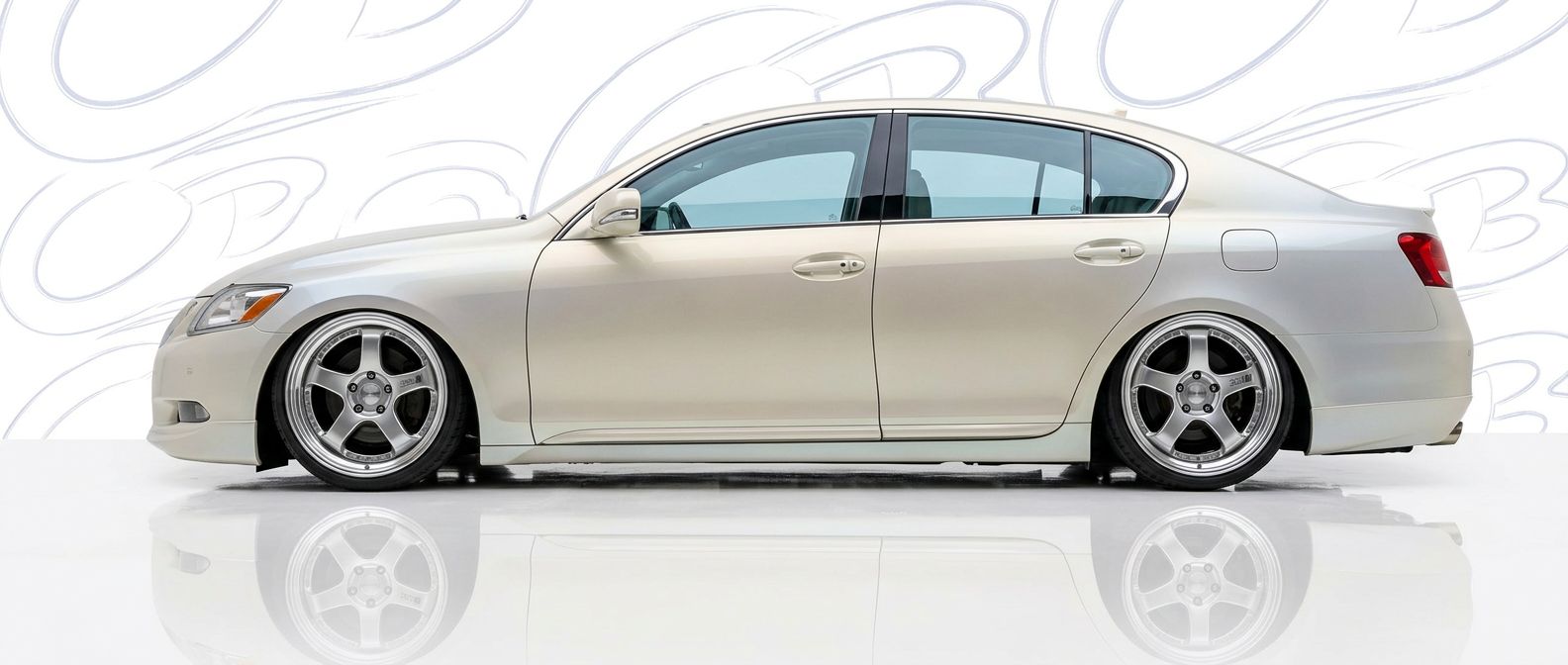 Professional automotive photography of a 2006 Lexus GS300 with high-fidelity 2006.