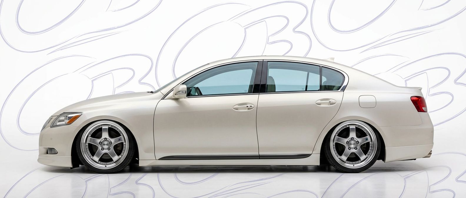 Front-angle view of 2008 Lexus GS300 2008 - Durable and stylish exterior enhancement.