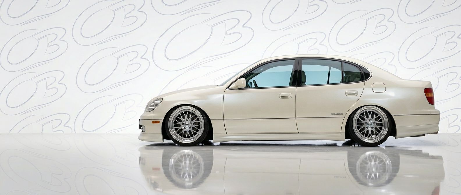 Top-tier 2000 Lexus GS400 2000 featuring a high-gloss finish and carbon fiber weave.