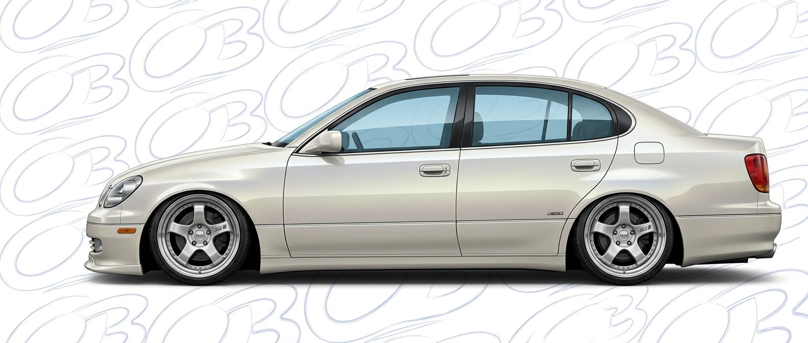 Front-angle view of  Lexus GS400 GS400 - Durable and stylish exterior enhancement.