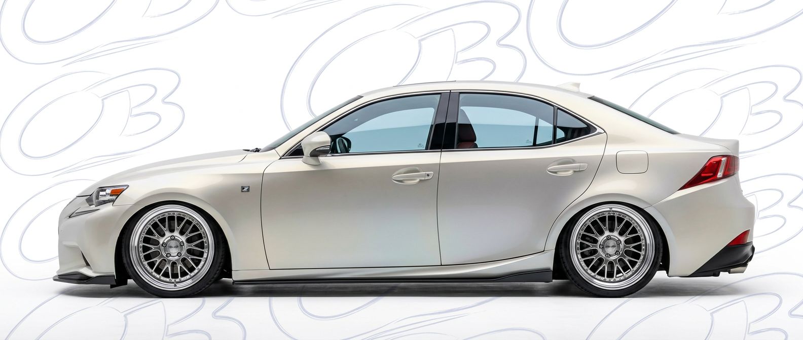 Top-tier 2019 Lexus IS Series 2019 featuring a high-gloss finish and carbon fiber weave.