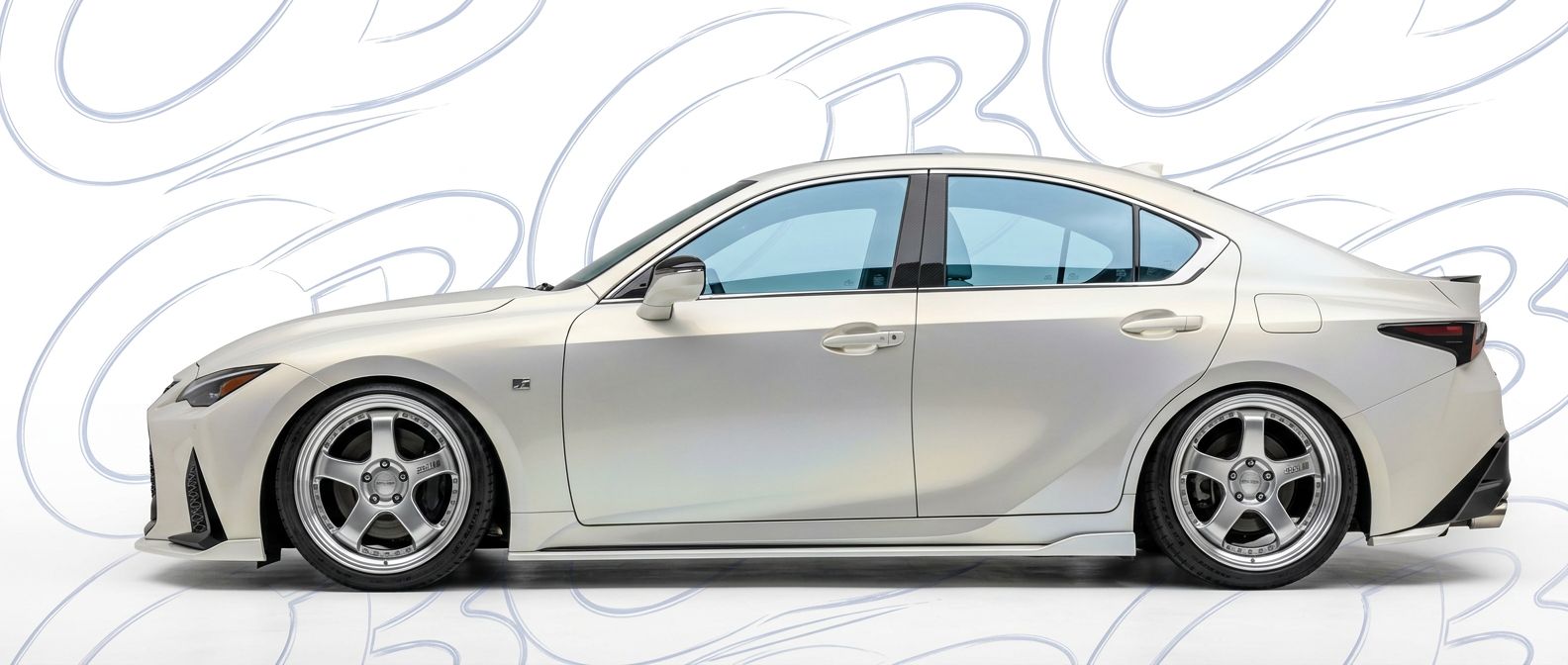 Professional automotive photography of a 2023 Lexus IS Series with high-fidelity 2023.