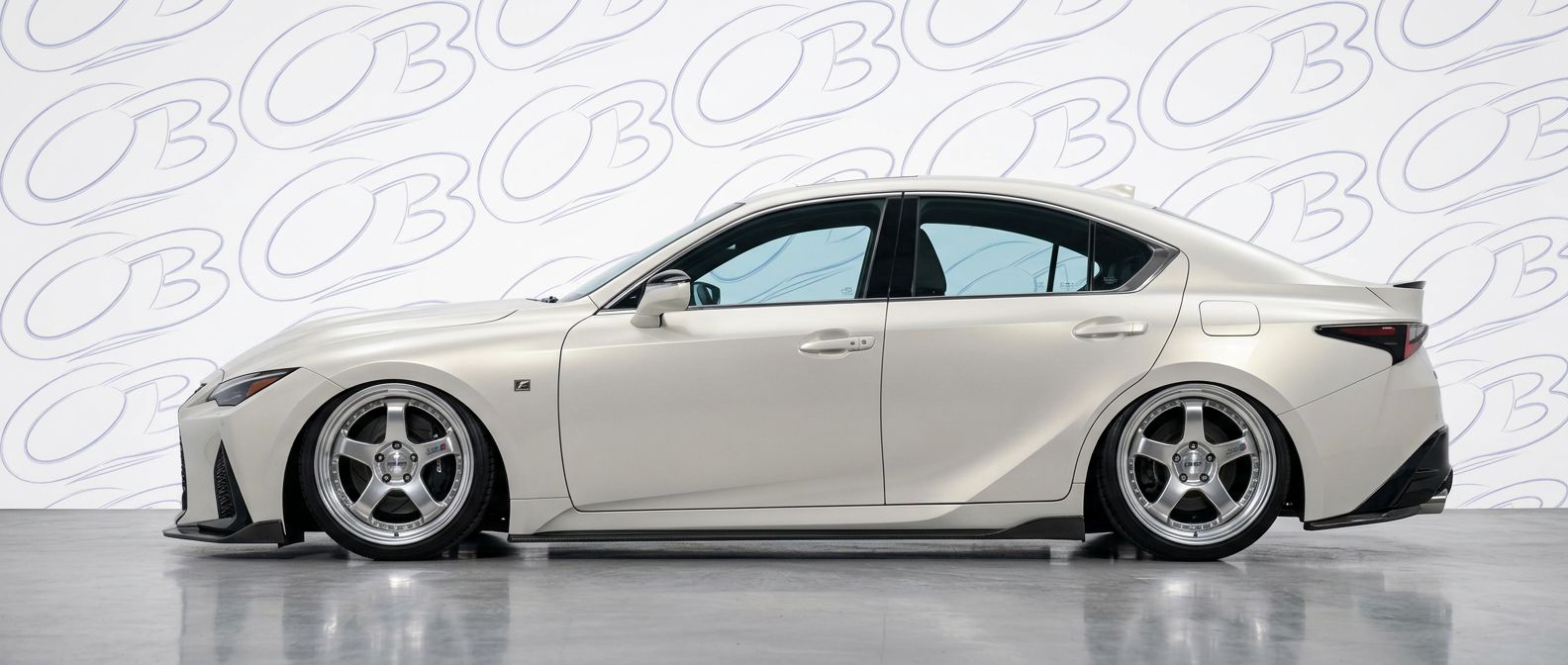 Top-tier  Lexus IS500 IS500 featuring a high-gloss finish and carbon fiber weave.