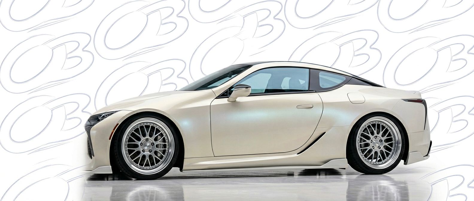 Detailed view of 2023 Lexus LC500 2023 featuring lightweight, durable construction.