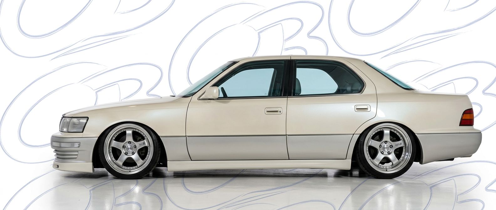 Front-angle view of 1992 Lexus LS400 1992 - Durable and stylish exterior enhancement.