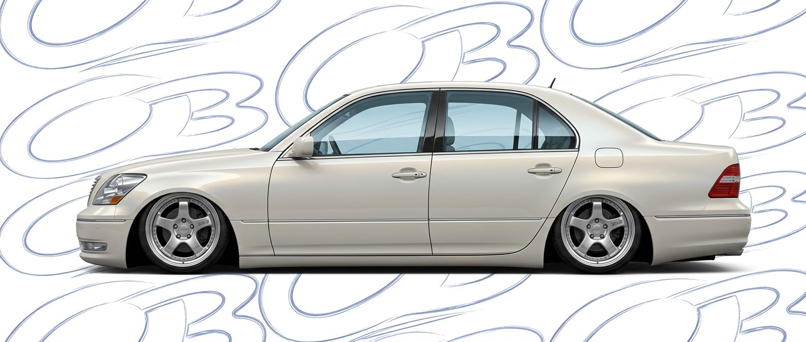 High-quality 2002 Lexus LS430 2002 exterior shot with professional studio lighting.