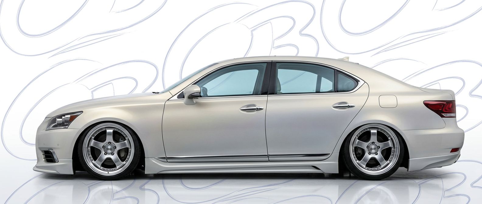 High-quality 2015 Lexus LS460 2015 exterior shot with professional studio lighting.