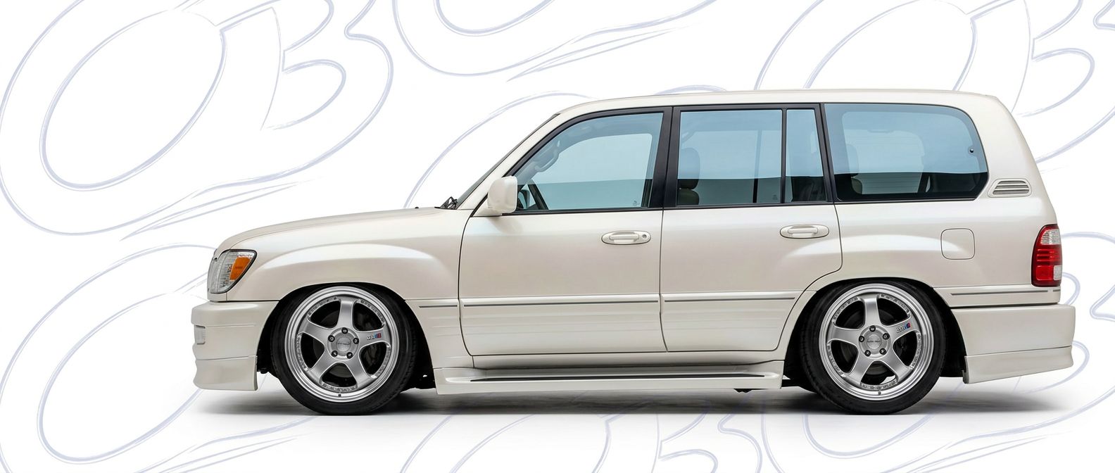 Top-tier 1998 Lexus LX470 1998 featuring a high-gloss finish and carbon fiber weave.