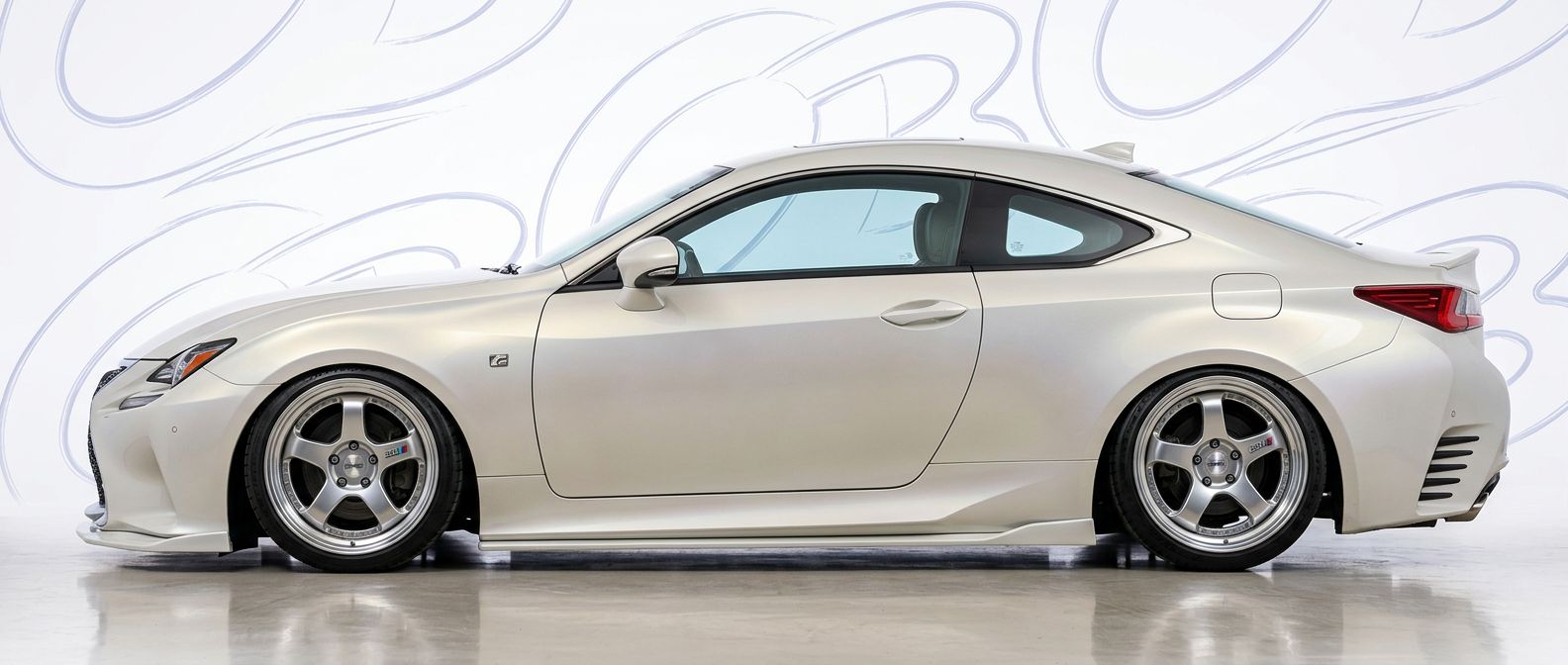 Detailed view of 2017 Lexus RC 2017 featuring lightweight, durable construction.