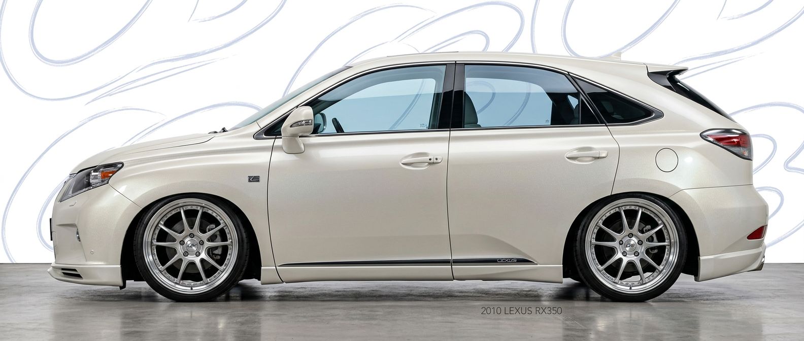 High-quality 2010 Lexus RX350 2010 exterior shot with professional studio lighting.