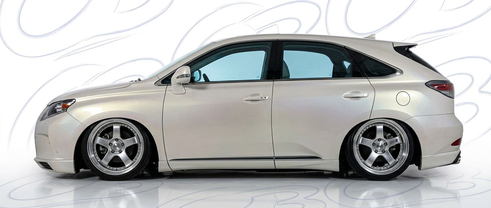 Front-angle view of 2012 Lexus RX450 2012 - Durable and stylish exterior enhancement.