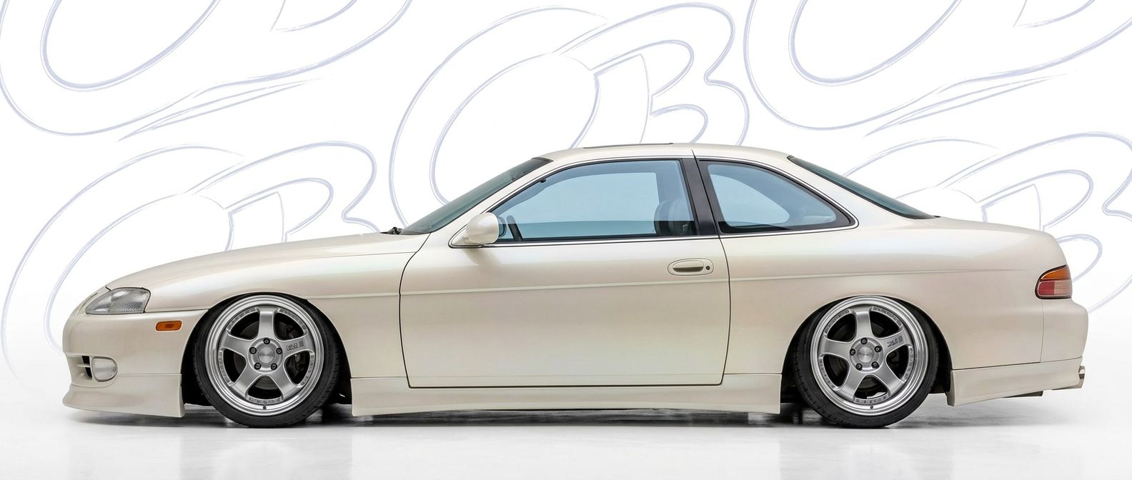 Front-angle view of 1993 Lexus SC300 1993 - Durable and stylish exterior enhancement.