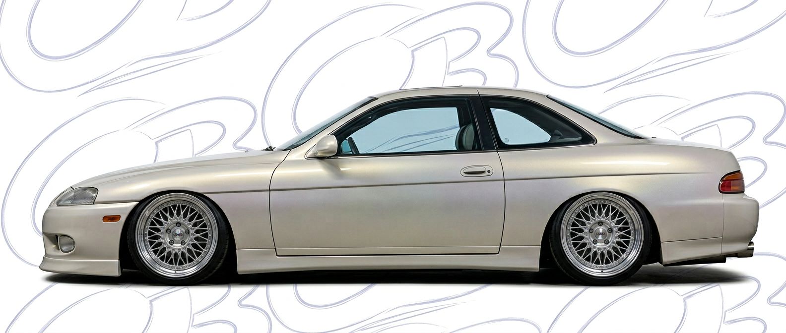 Detailed view of  Lexus SC400 SC400 featuring lightweight, durable construction.