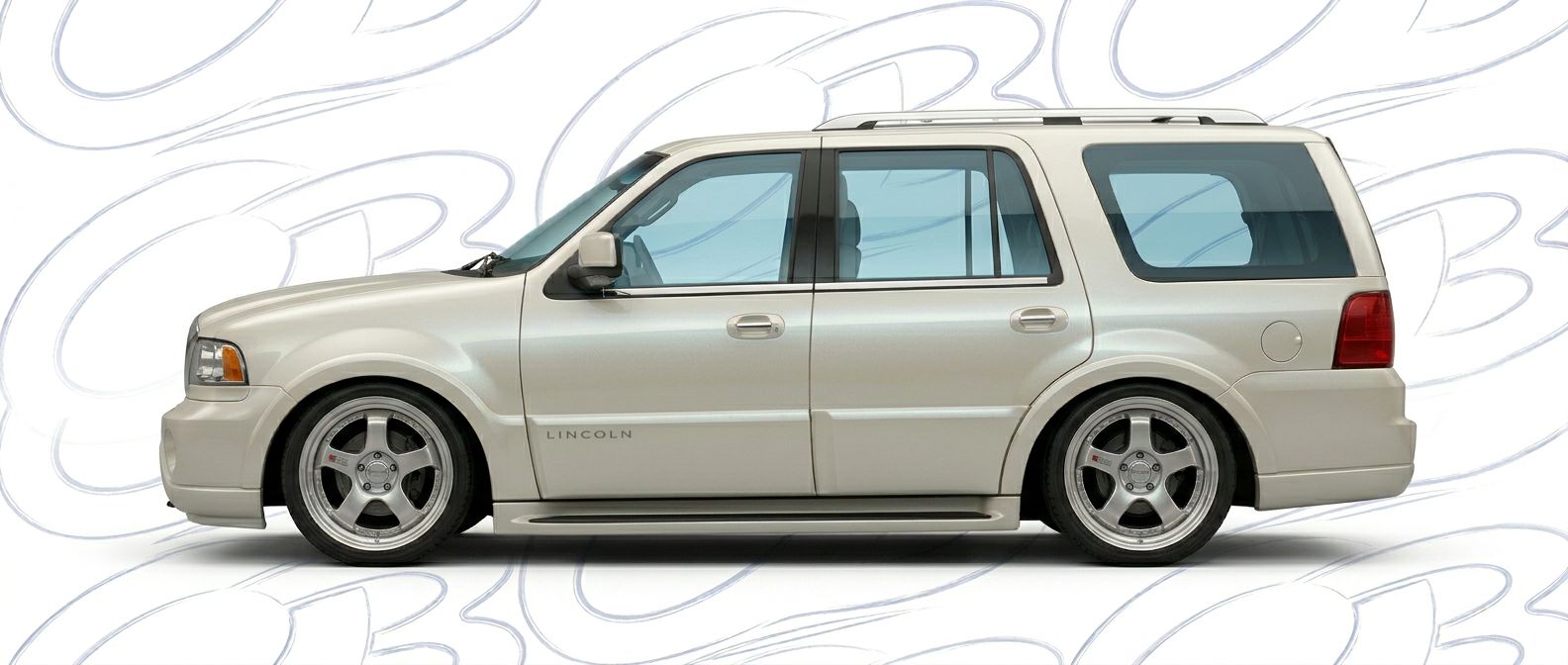 Detailed view of 2004 Lincoln Navigator 2004 featuring lightweight, durable construction.